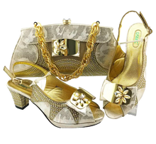Load image into Gallery viewer, ITALY CRISTAL SET SHOE AND BAG
