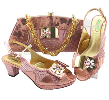 Load image into Gallery viewer, ITALY CRISTAL SET SHOE AND BAG
