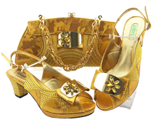Load image into Gallery viewer, ITALY CRISTAL SET SHOE AND BAG
