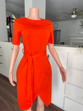 Load image into Gallery viewer, ROUND NECK OFFICE DRESS
