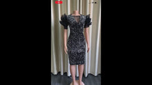Load and play video in Gallery viewer, Velve Mesh dress
