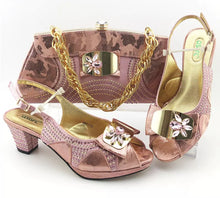 Load image into Gallery viewer, ITALY CRISTAL SET SHOE AND BAG
