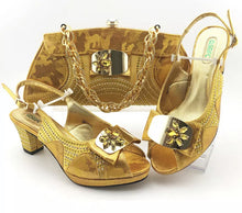 Load image into Gallery viewer, ITALY CRISTAL SET SHOE AND BAG
