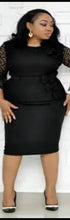 Load image into Gallery viewer, Plus size turkey women elegant work office dress.
