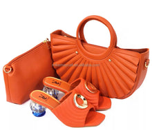 Load image into Gallery viewer, ITALY LEATHER PURSE &amp; SHOE SET
