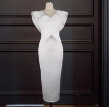 Load image into Gallery viewer, V-neck sleeveless high waist sexy elegant party dresses
