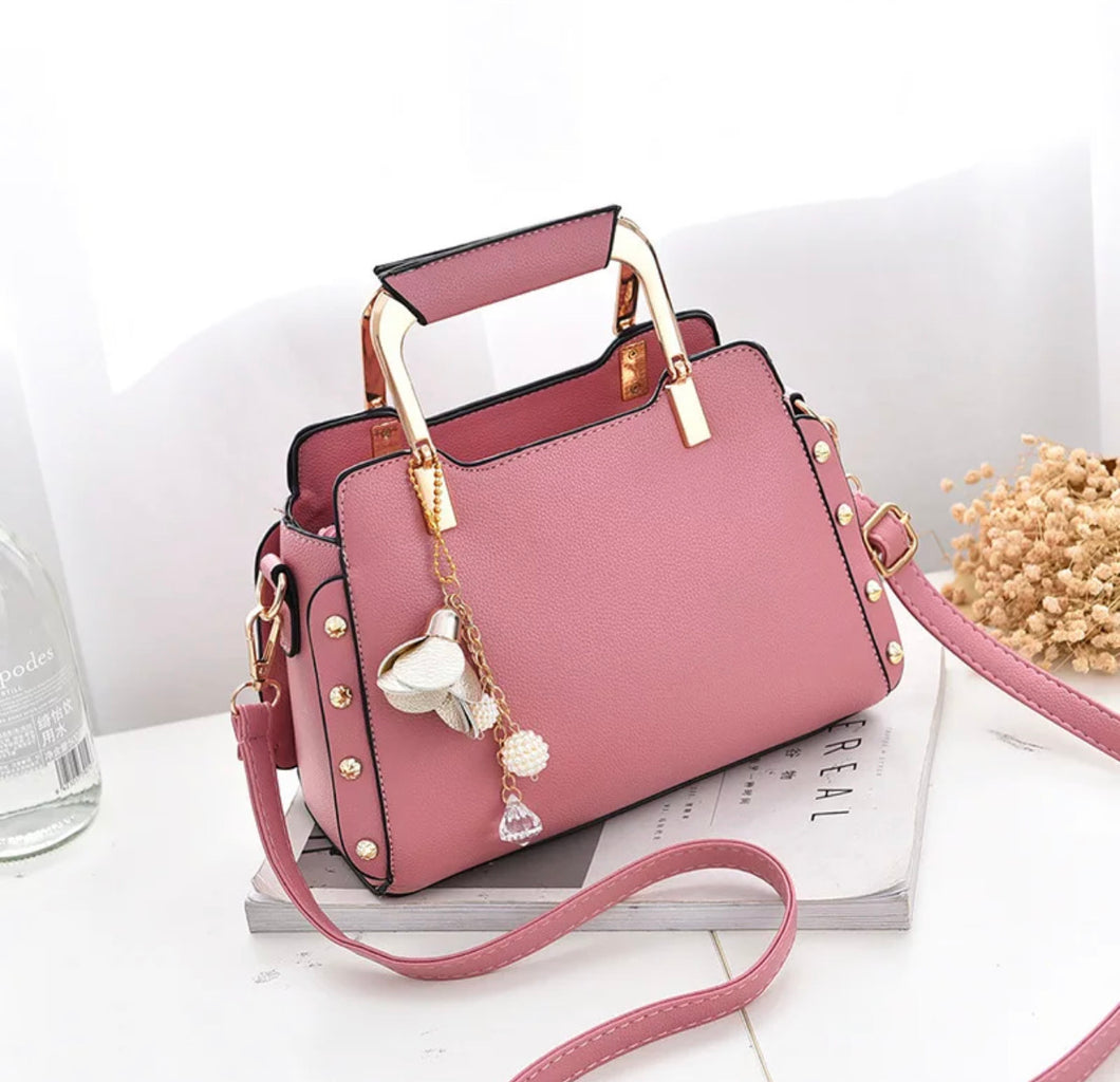 LUXURY SIDE BUTTON HANDBAG