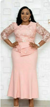 Load image into Gallery viewer, Mothers Dress Plus Size Women&#39;s Christmas Long Dress
