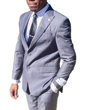 Load image into Gallery viewer, Gray Office Suit two pieces
