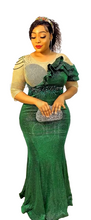 Load image into Gallery viewer, Queens Africans Night dress with beautiful shoulder design
