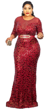 Load image into Gallery viewer, Queens Africans Night dress, round neck
